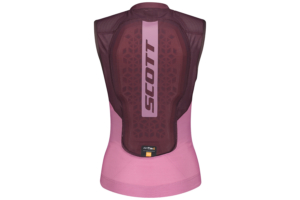 Scott AirFlex W's Light Vest Protector cassis pinkred fudge
