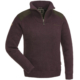 Pinewood-Womens-Sweater-Hurricane_Dark-Burgundy stickad frilufts tröja