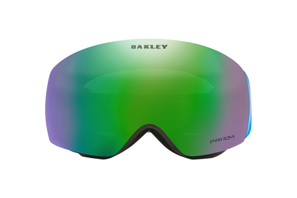Oakley Flight Deck M Mik Shif Sig Abstract Blue Prizm Jade goggles
