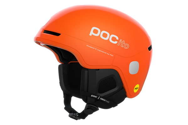 POC POCito Obex Mips Fluorescent Orange skidhjälm för juniorer
