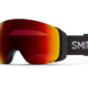 Smith 4D Mag Black chromapop sun red mirror goggles