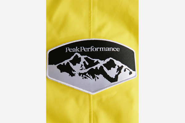 Peak Performance W Vertixs 2L Pants Patch Citrine-Black 3