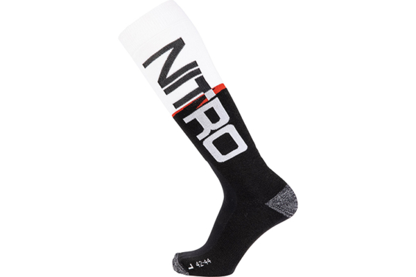 Nitro Men's Cloud 3 Socks Black White